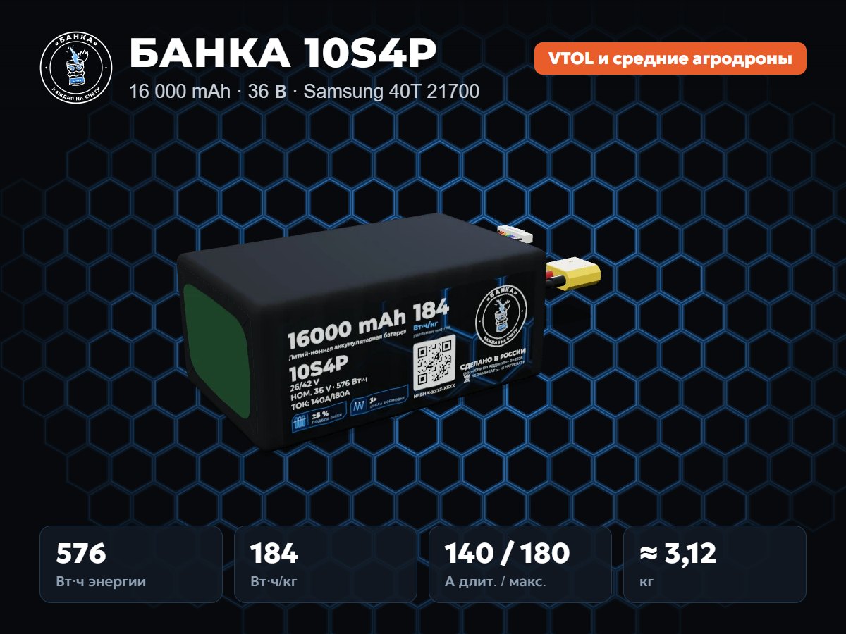 БАНКА 10S4P Samsung 40T