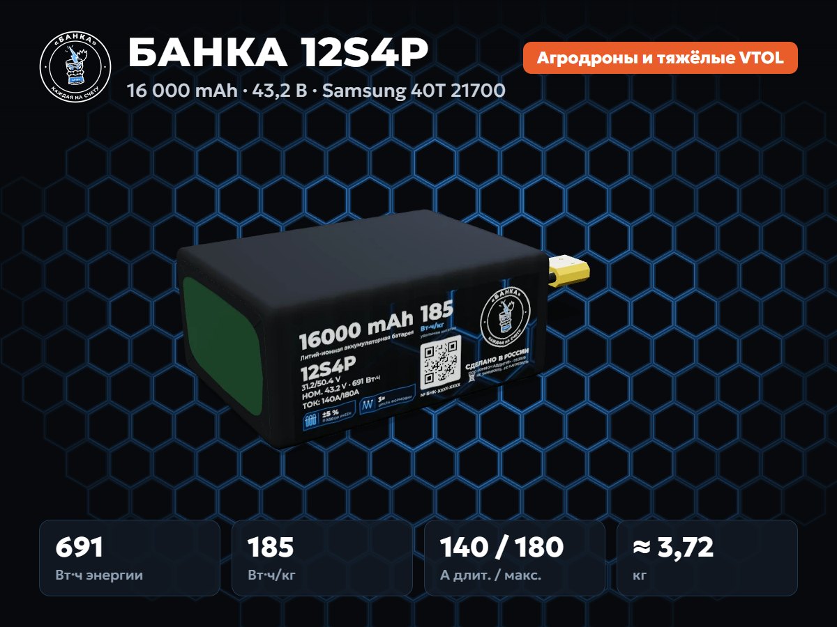 БАНКА 12S4P Samsung 40T