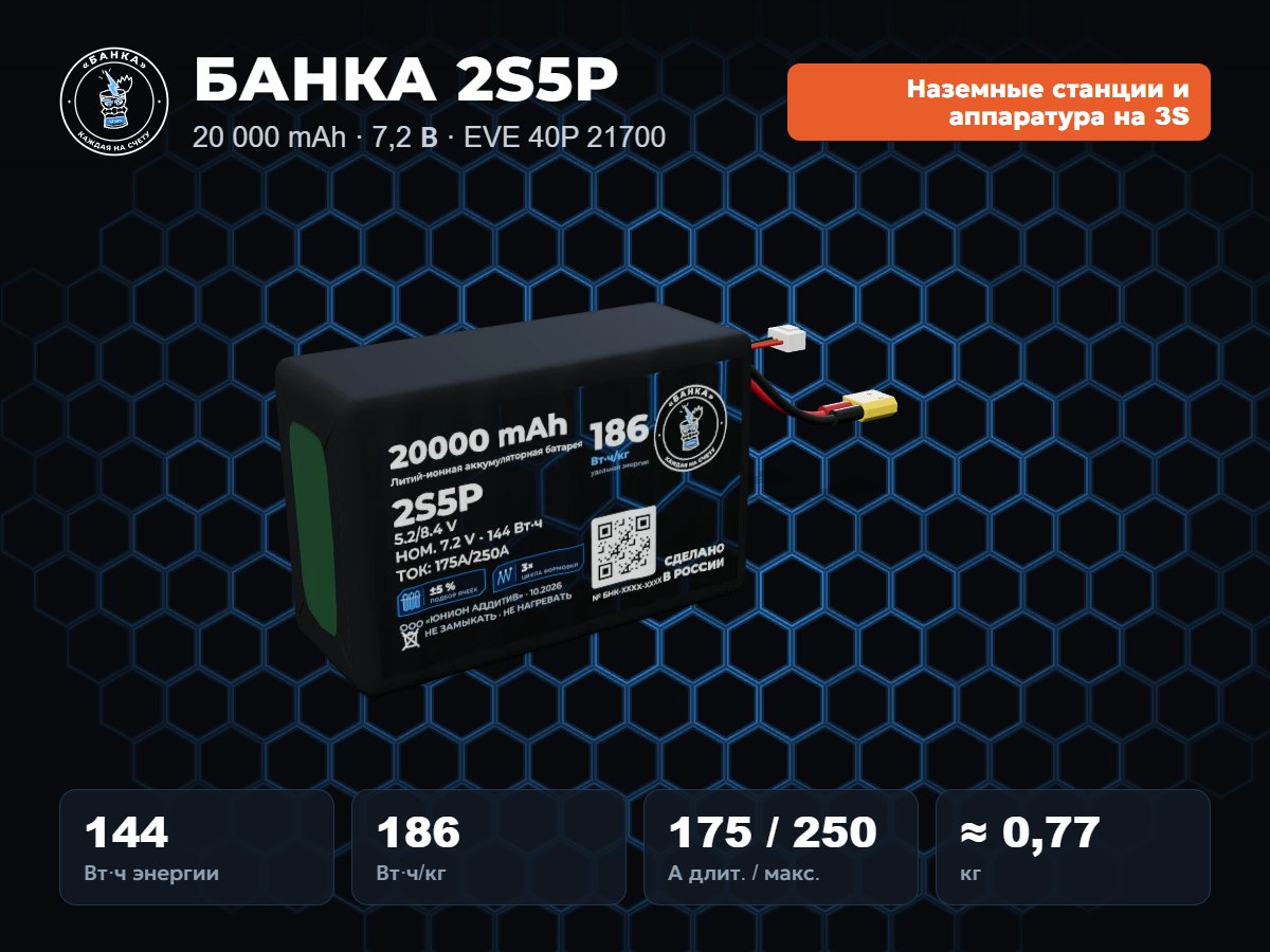 БАНКА 2S5P EVE 40P