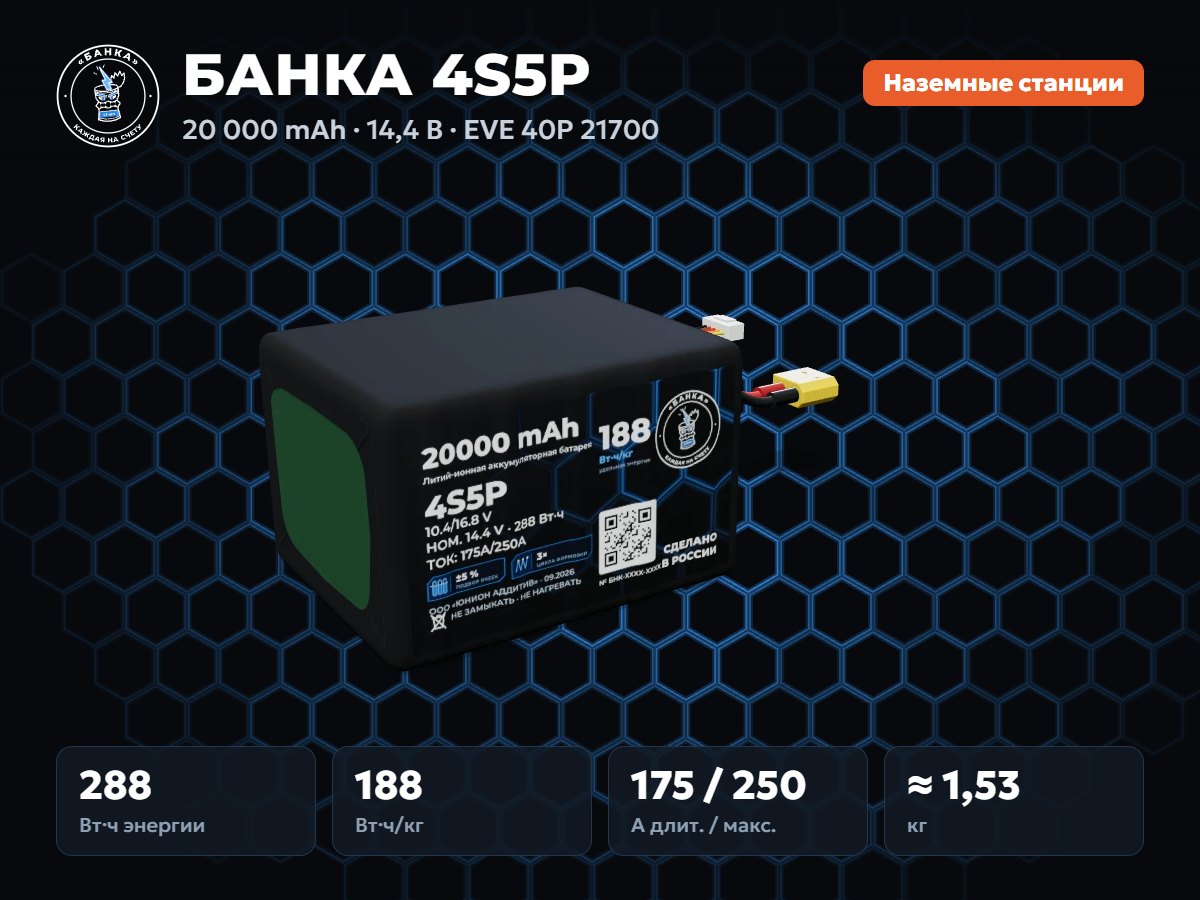 БАНКА 4S5P EVE 40P