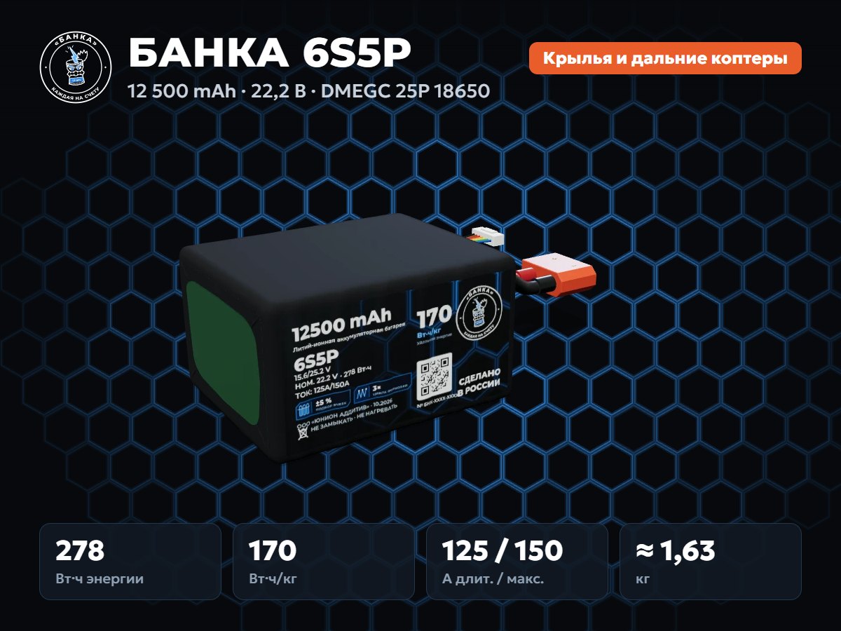 БАНКА 6S5P DMEGC 25P