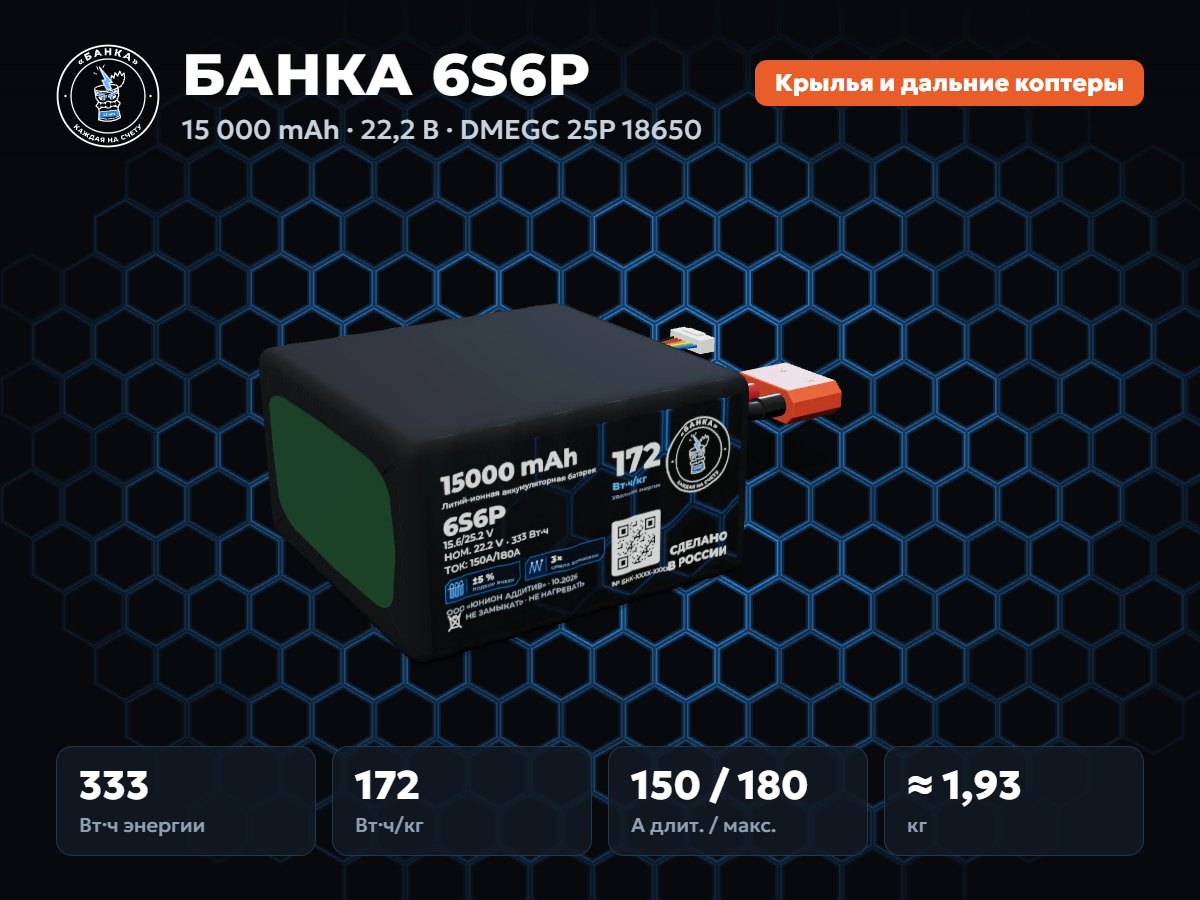 БАНКА 6S6P DMEGC 25P