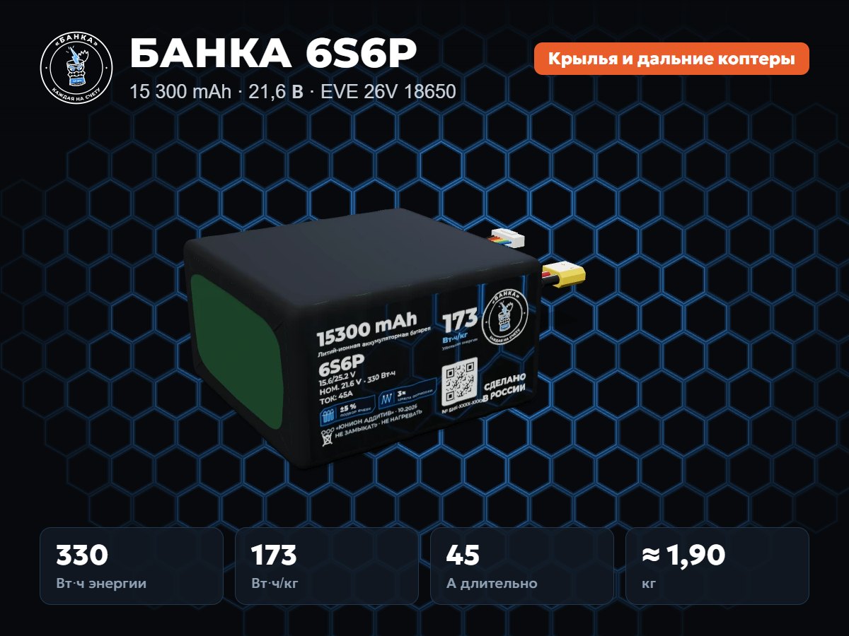БАНКА 6S6P EVE 26V
