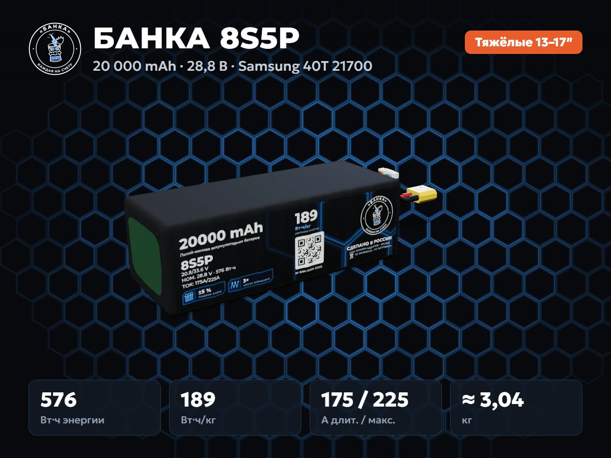 БАНКА 8S5P Samsung 40T